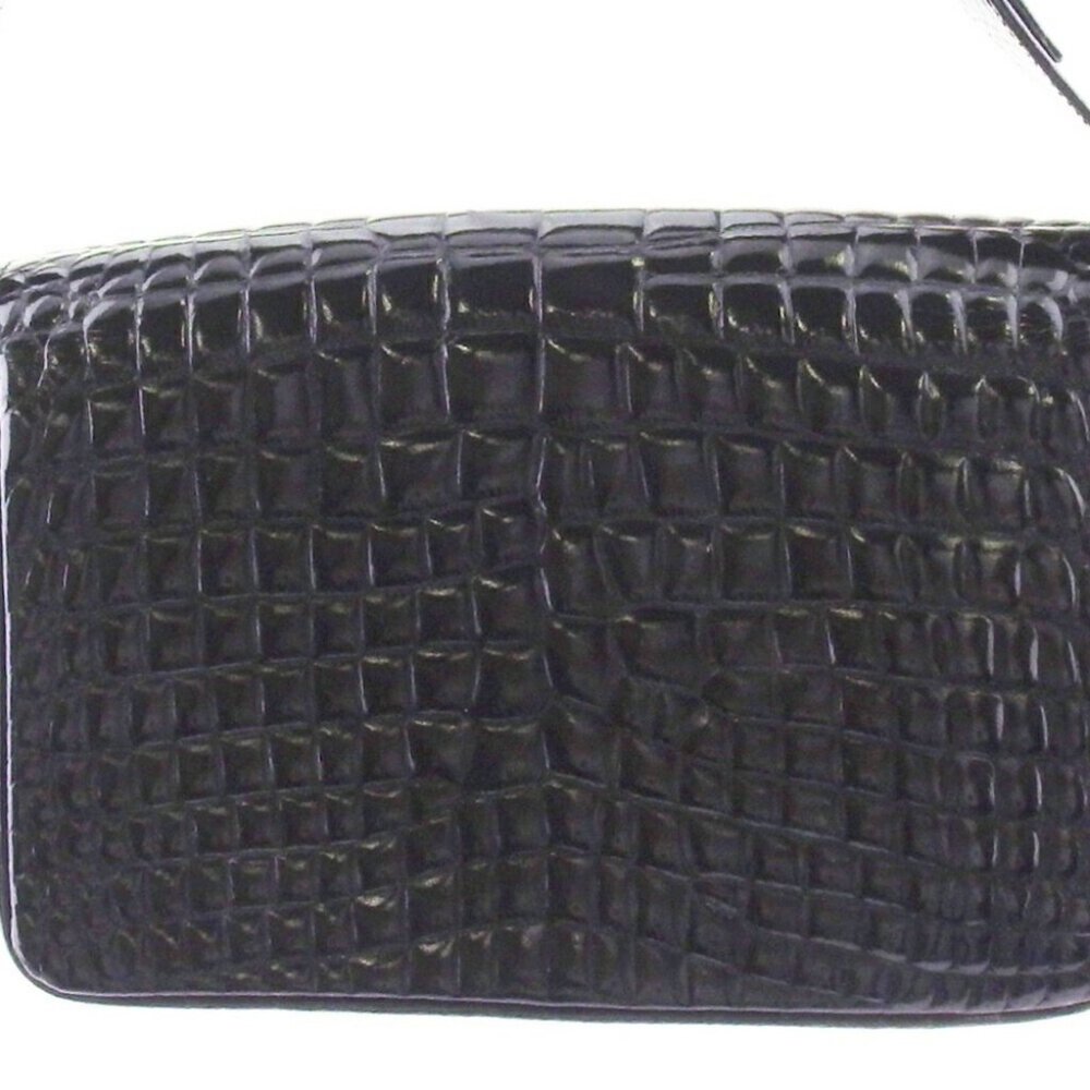 ZENITH Handbag Black gold Women Authentic secondhand
